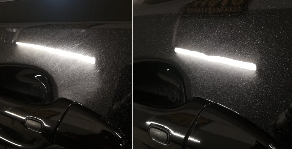 Proces polerowania lakieru maszyną polerską – HQ Auto Spa Bielsko